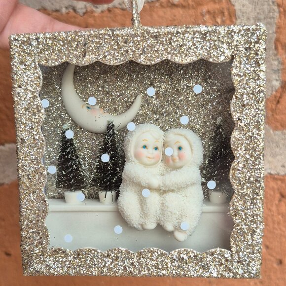 Dept 56 Snow Babies Dream Glitter Shadow Box Ornament - Picture 16 of 16